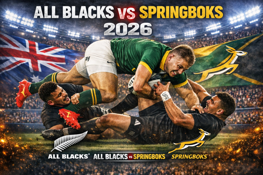 All Blacks vs Springboks 2026